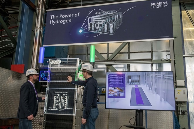 Siemens Energy factory electrolyzers
