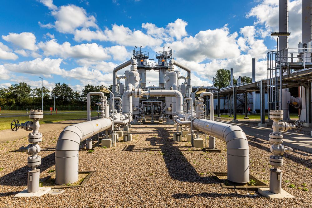 Natural gas storage facility in Harsefeld